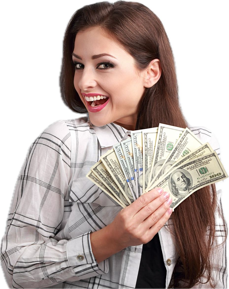 woman and cash from Royal Element