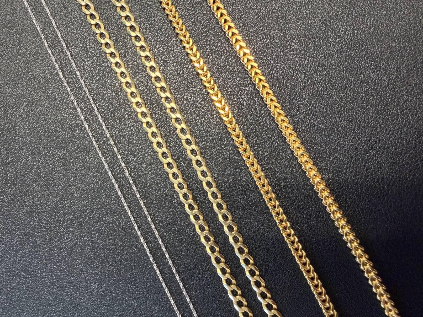 gold necklaces